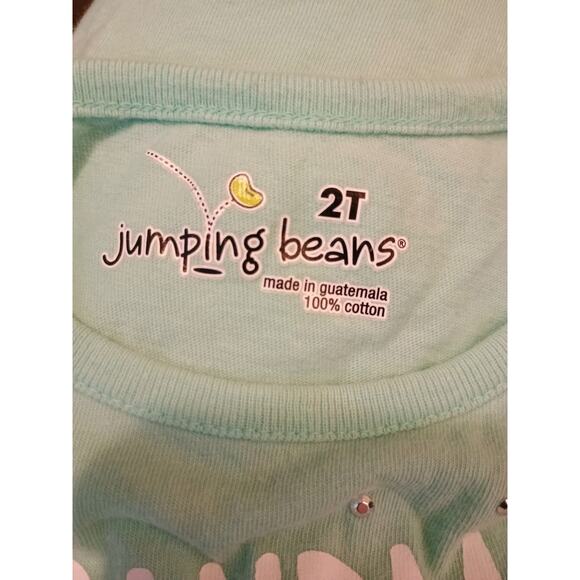 Jumping Beans Green Grandma's Snow Angel Long Sleeve T Shirt Girls Size 2T NWOT - Picture 4 of 8